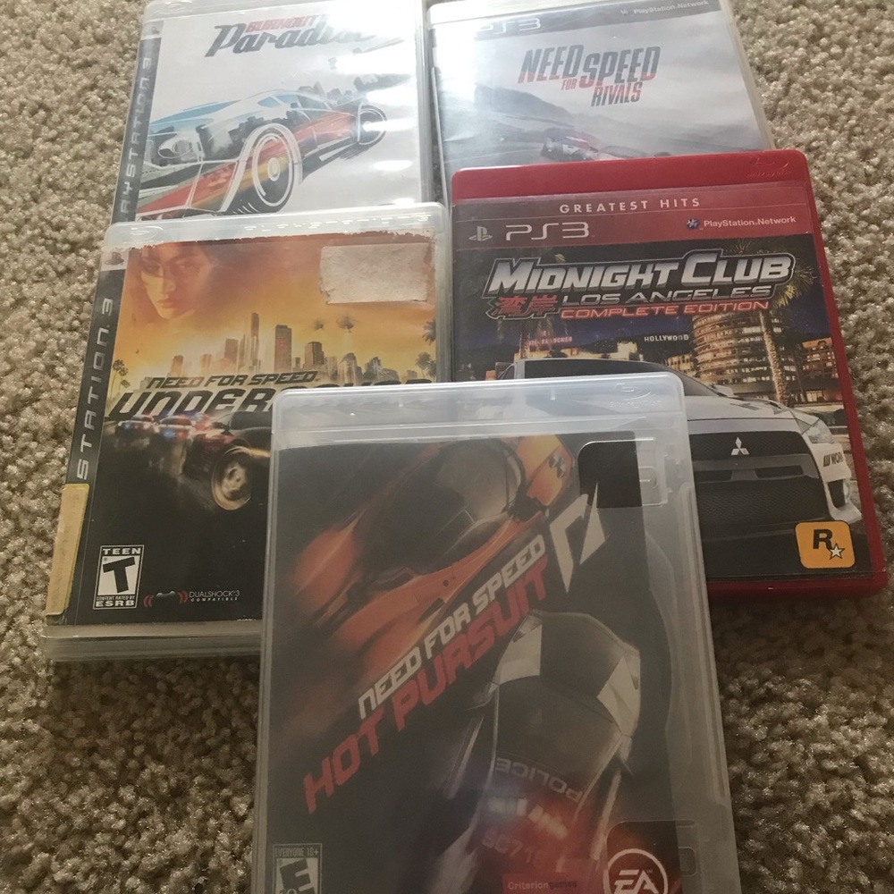 Lot of 5 PlayStation 3 video games